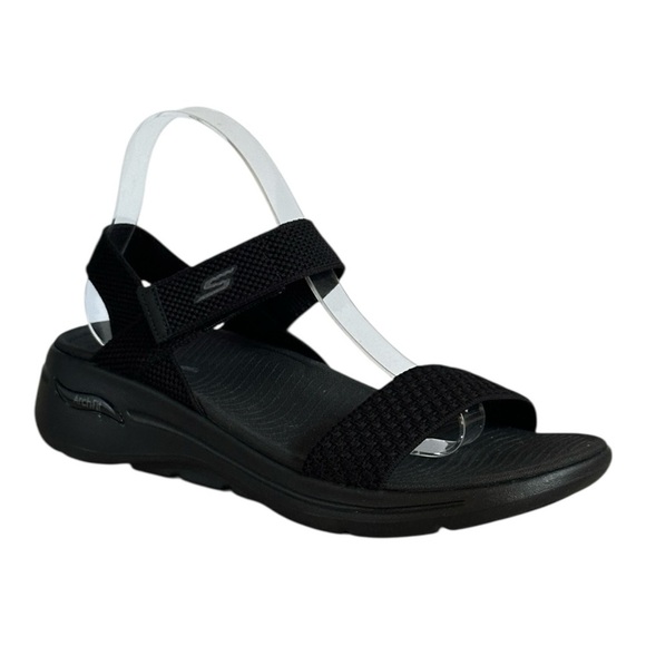 Skechers Comfort Sandals Size 11 NWOT Black Archfit Foam Sporty Hiking Walking - Picture 2 of 10